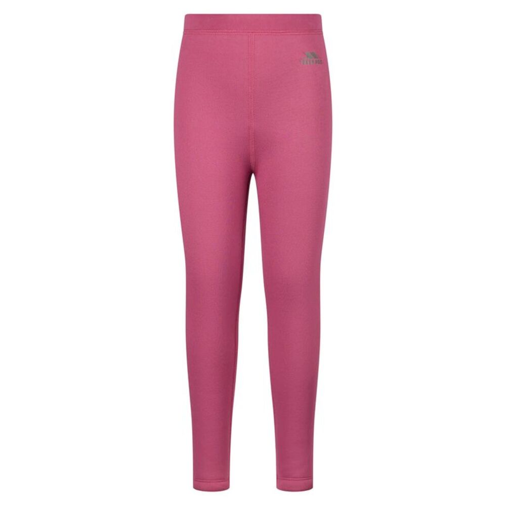 Trespass Childrens/Kids Fuzzy Sherpa Lined Leggings / Rose Blush